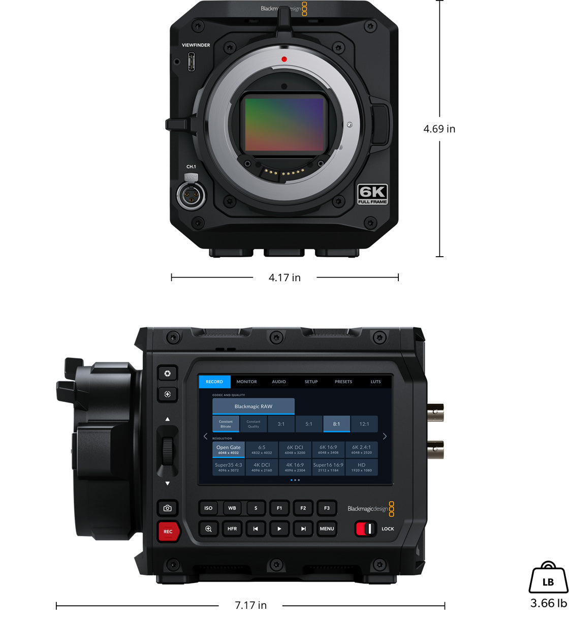 Blackmagic PYXIS 6K EF Camera